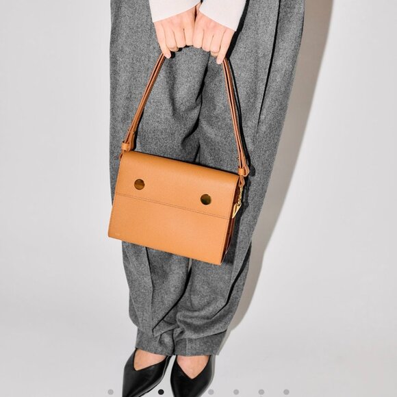 RSVP Paris Duo bag in grained cognac - Picture 4 of 16